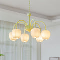 Tulip Matcha Chandelier Light Fixture-Lighting > Chandeliers & Pendant Lights-casanuva-casanuva