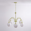 Tulip Matcha Chandelier Light Fixture-Lighting > Chandeliers & Pendant Lights-casanuva-casanuva
