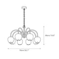 Tulip Matcha Chandelier Light Fixture-Lighting > Chandeliers & Pendant Lights-casanuva-casanuva