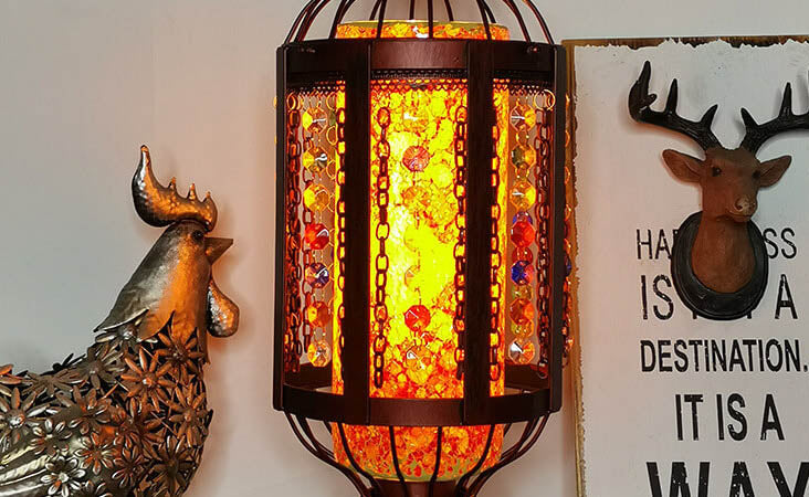 Turkish Stained Glass Table Lamp 1-Light Vintage Design-Lighting > Table Lamps-casanuva-casanuva