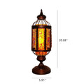Turkish Stained Glass Table Lamp 1-Light Vintage Design-Lighting > Table Lamps-casanuva-casanuva