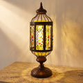 Turkish Stained Glass Table Lamp 1-Light Vintage Design-Lighting > Table Lamps-casanuva-casanuva
