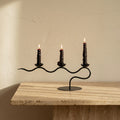 Twisted Iron Candle Holder-Home Decor > Candle Holders-casanuva-casanuva