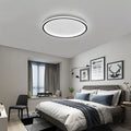 Ultra-thin Round Low Ceiling Light LED-Lighting > Ceiling Lights-casanuva-Black-D20cm*H5cm-White Light-casanuva
