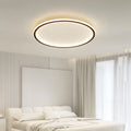 Ultra-thin Round Low Ceiling Light LED-Lighting > Ceiling Lights-casanuva-Black-D40cm*H5cm-Neutral Light-casanuva