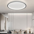 Ultra-thin Round Low Ceiling Light LED-Lighting > Ceiling Lights-casanuva-Black-D50cm*H5cm-White Light-casanuva