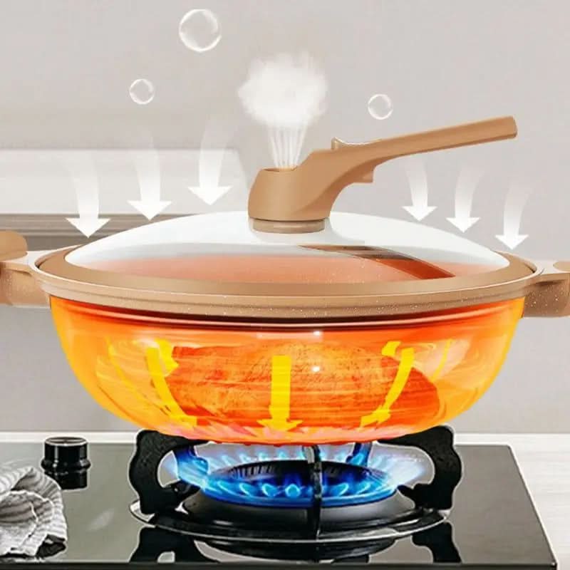 UltraSmart Wok Pro with Steamer Basket-Kitchen & Dining > Cookware-casanuva-casanuva