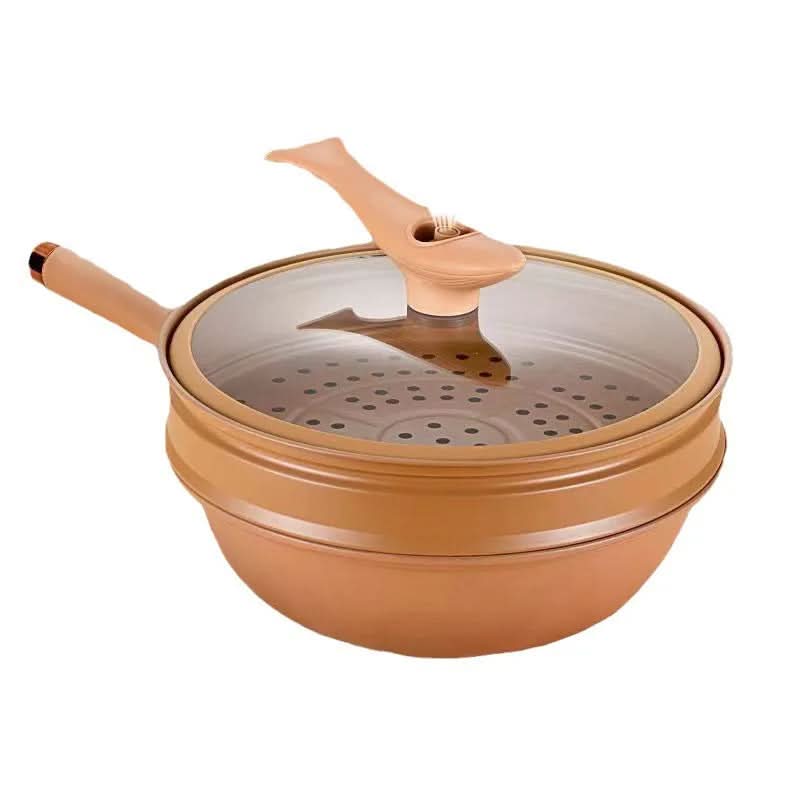 UltraSmart Wok Pro with Steamer Basket-Kitchen & Dining > Cookware-casanuva-casanuva