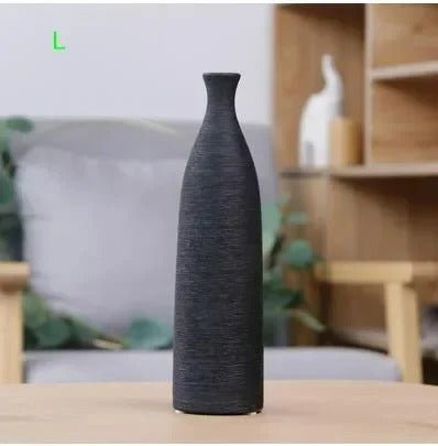Vase Modern Elegance for Home and Office Decor-Home Decor > Vases-casanuva-Black-Small-casanuva