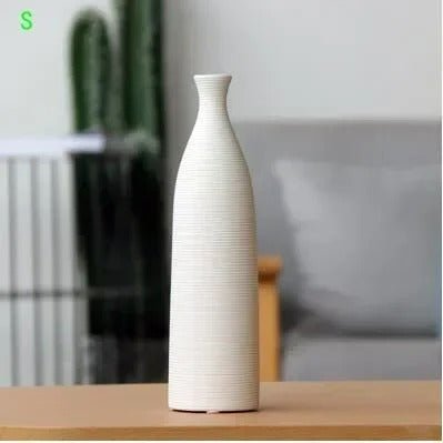 Vase Modern Elegance for Home and Office Decor-Home Decor > Vases-casanuva-White-Small-casanuva