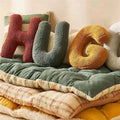 Velvet Letter Cushion for Personalized Home Accents-Covers & Textiles > Throw Pillows-casanuva-casanuva