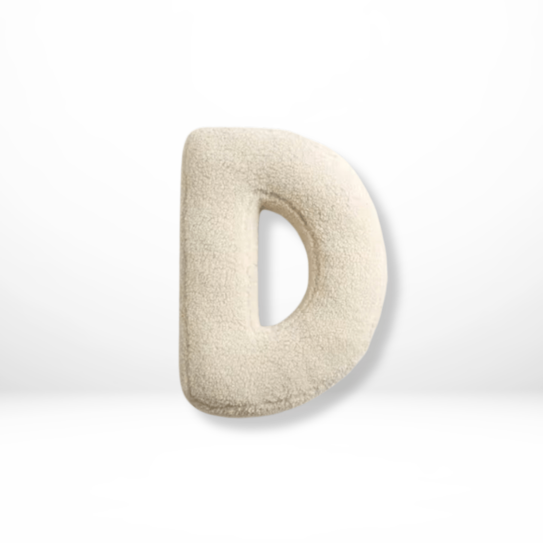 Velvet Letter Cushion for Personalized Home Accents-Covers & Textiles > Throw Pillows-casanuva-D-casanuva