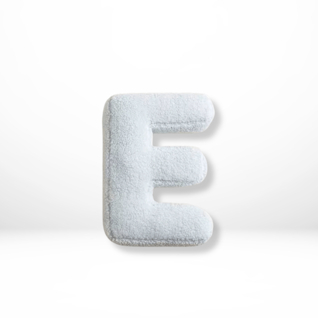 Velvet Letter Cushion for Personalized Home Accents-Covers & Textiles > Throw Pillows-casanuva-E-casanuva
