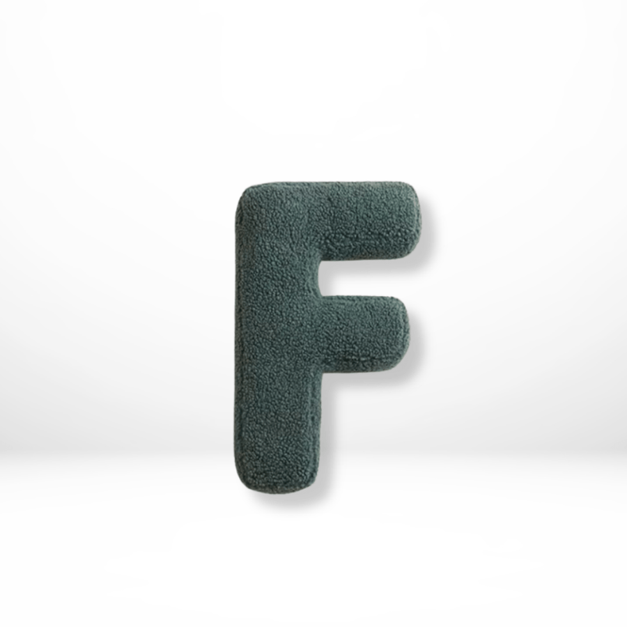 Velvet Letter Cushion for Personalized Home Accents-Covers & Textiles > Throw Pillows-casanuva-F-casanuva