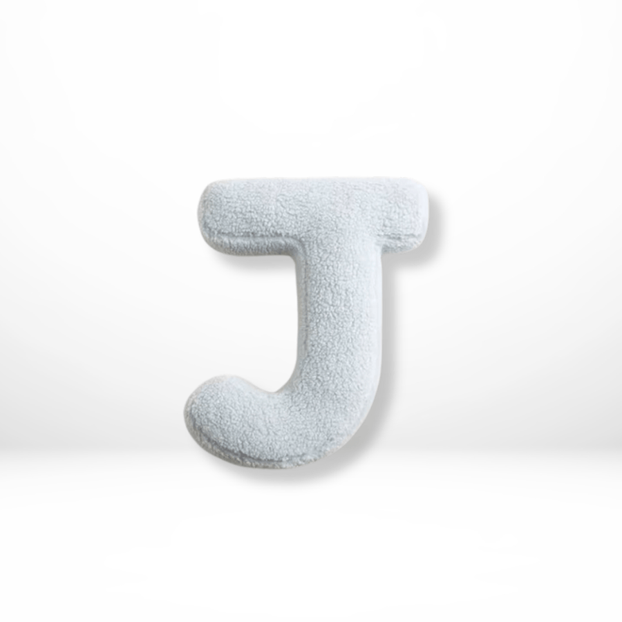 Velvet Letter Cushion for Personalized Home Accents-Covers & Textiles > Throw Pillows-casanuva-J-casanuva