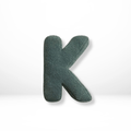 Velvet Letter Cushion for Personalized Home Accents-Covers & Textiles > Throw Pillows-casanuva-K-casanuva