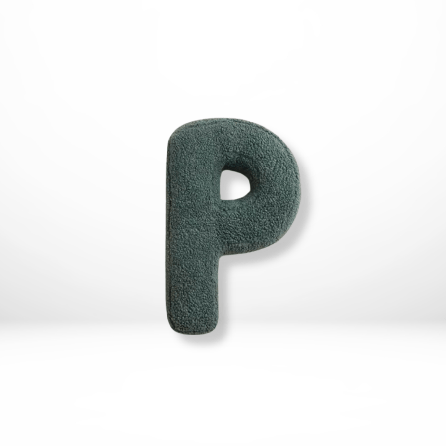 Velvet Letter Cushion for Personalized Home Accents-Covers & Textiles > Throw Pillows-casanuva-P-casanuva