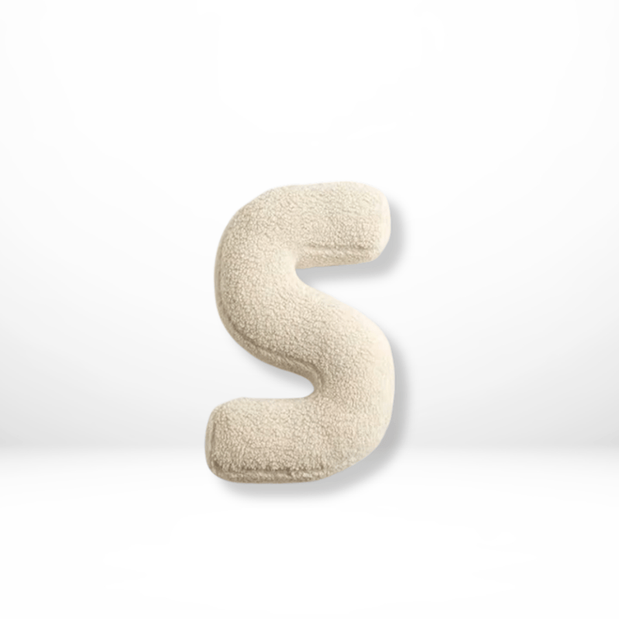 Velvet Letter Cushion for Personalized Home Accents-Covers & Textiles > Throw Pillows-casanuva-S-casanuva