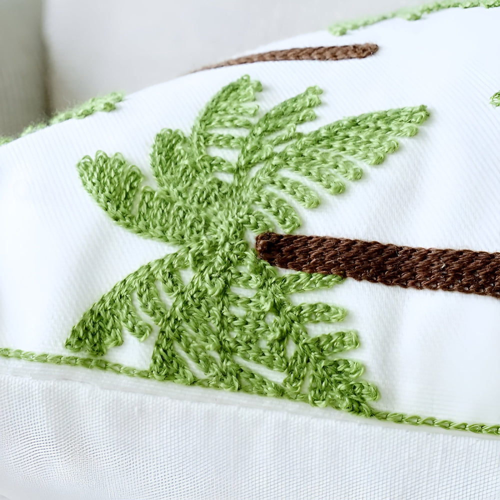 Verdant Paradise Decorative Cushion Cover-Covers & Textiles > Cushion Covers-casanuva-casanuva