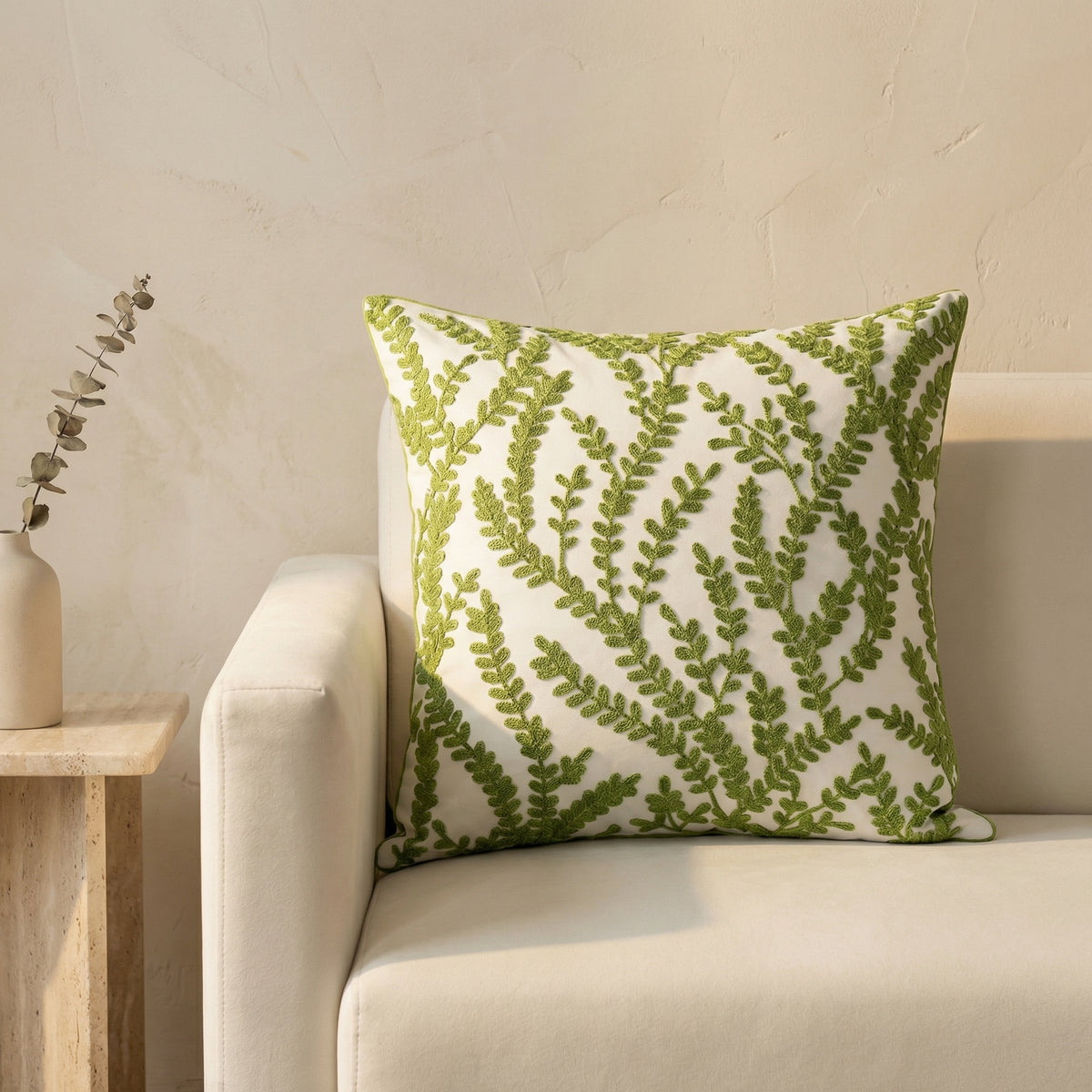 Verdant Paradise Decorative Cushion Cover-Covers & Textiles > Cushion Covers-casanuva-casanuva