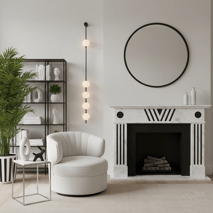Vertical Ball Wall Lamp LED-Lighting > Wall Lights-casanuva-casanuva