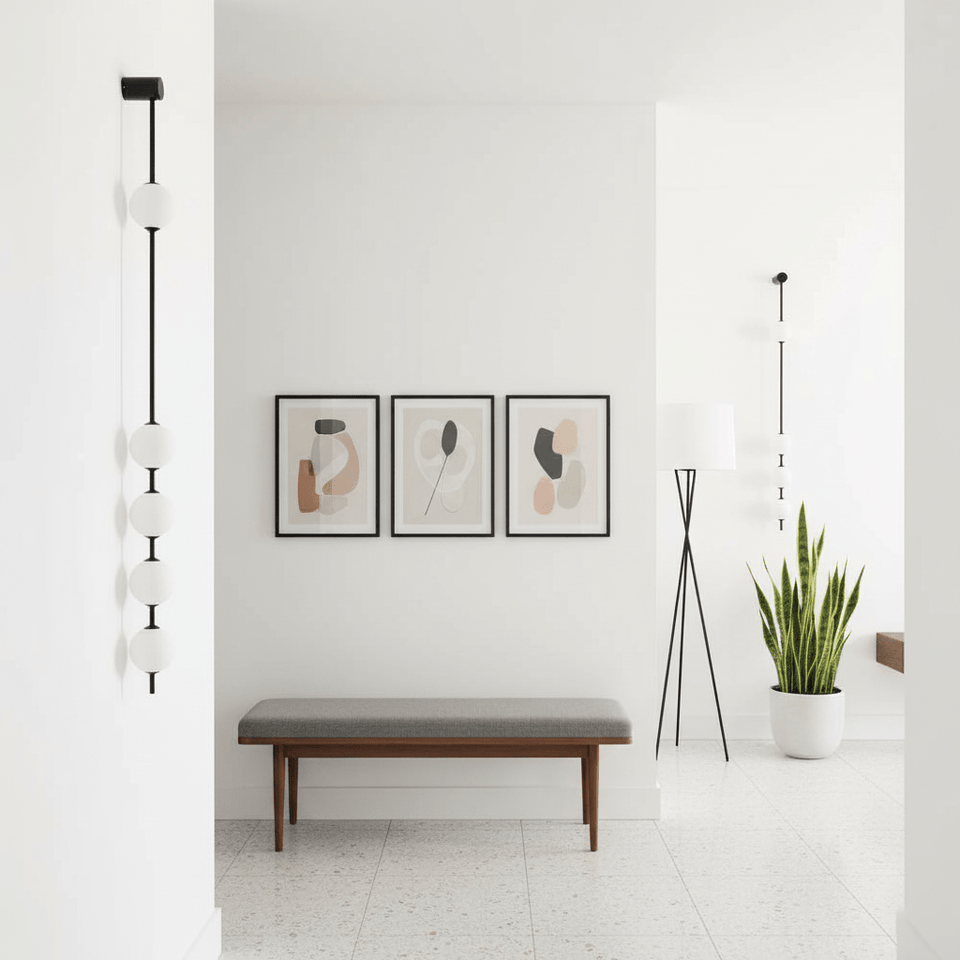 Vertical Ball Wall Lamp LED-Lighting > Wall Lights-casanuva-casanuva
