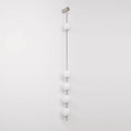 Vertical Ball Wall Lamp LED-Lighting > Wall Lights-casanuva-12cmx158cm-Nickel & Plastic ball-Triac Dimmable Warm Light-casanuva
