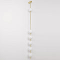Vertical Ball Wall Lamp LED-Lighting > Wall Lights-casanuva-12cmx185cm-Brass & Plastic ball-Triac Dimmable Warm Light-casanuva