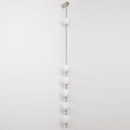 Vertical Ball Wall Lamp LED-Lighting > Wall Lights-casanuva-12cmx185cm-Nickel & Plastic ball-Triac Dimmable Warm Light-casanuva