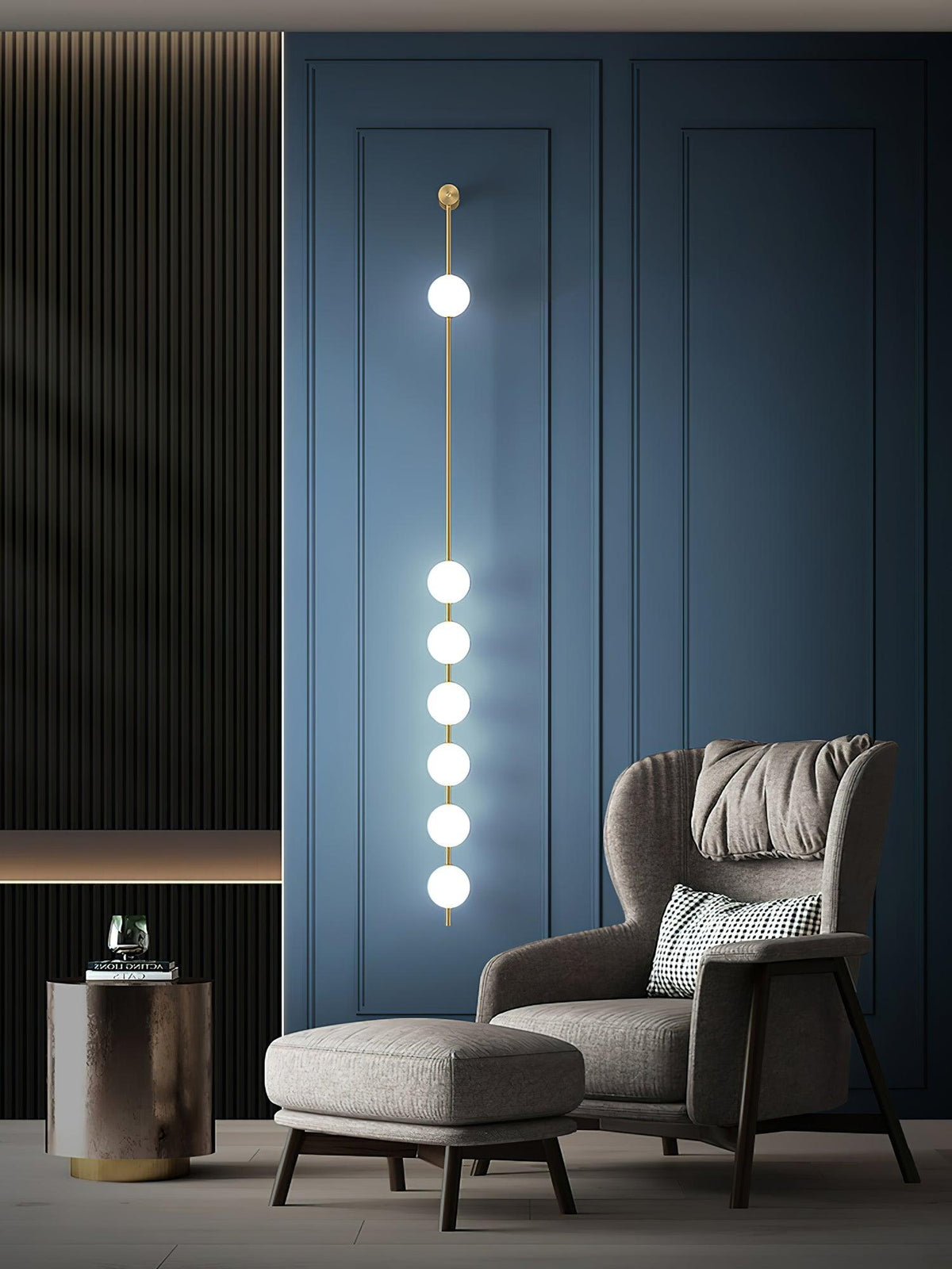 Vertical Ball Wall Lamp LED-Lighting > Wall Lights-casanuva-casanuva