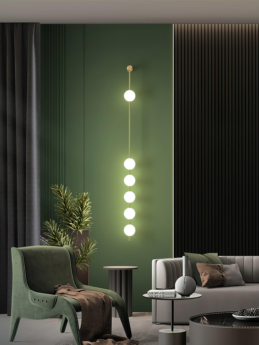 Vertical Ball Wall Lamp LED-Lighting > Wall Lights-casanuva-casanuva