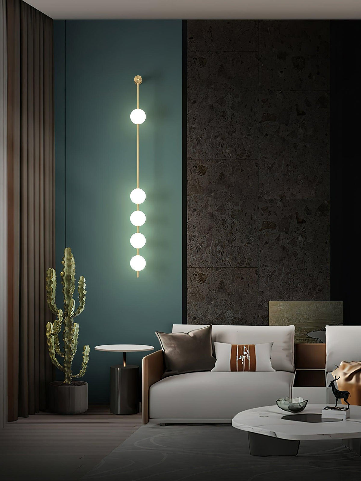 Vertical Ball Wall Lamp LED-Lighting > Wall Lights-casanuva-casanuva