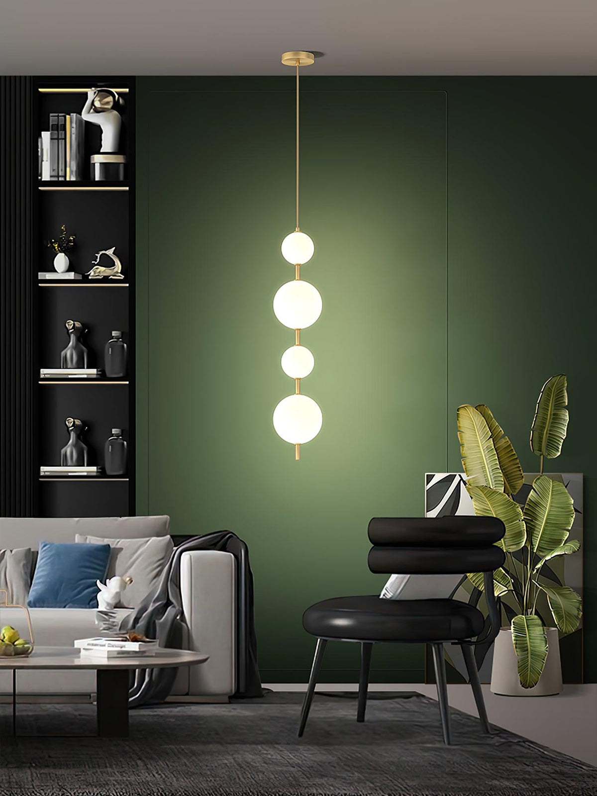Vertical Pendant Light Globe-Lighting > Pendant Lights-casanuva-casanuva