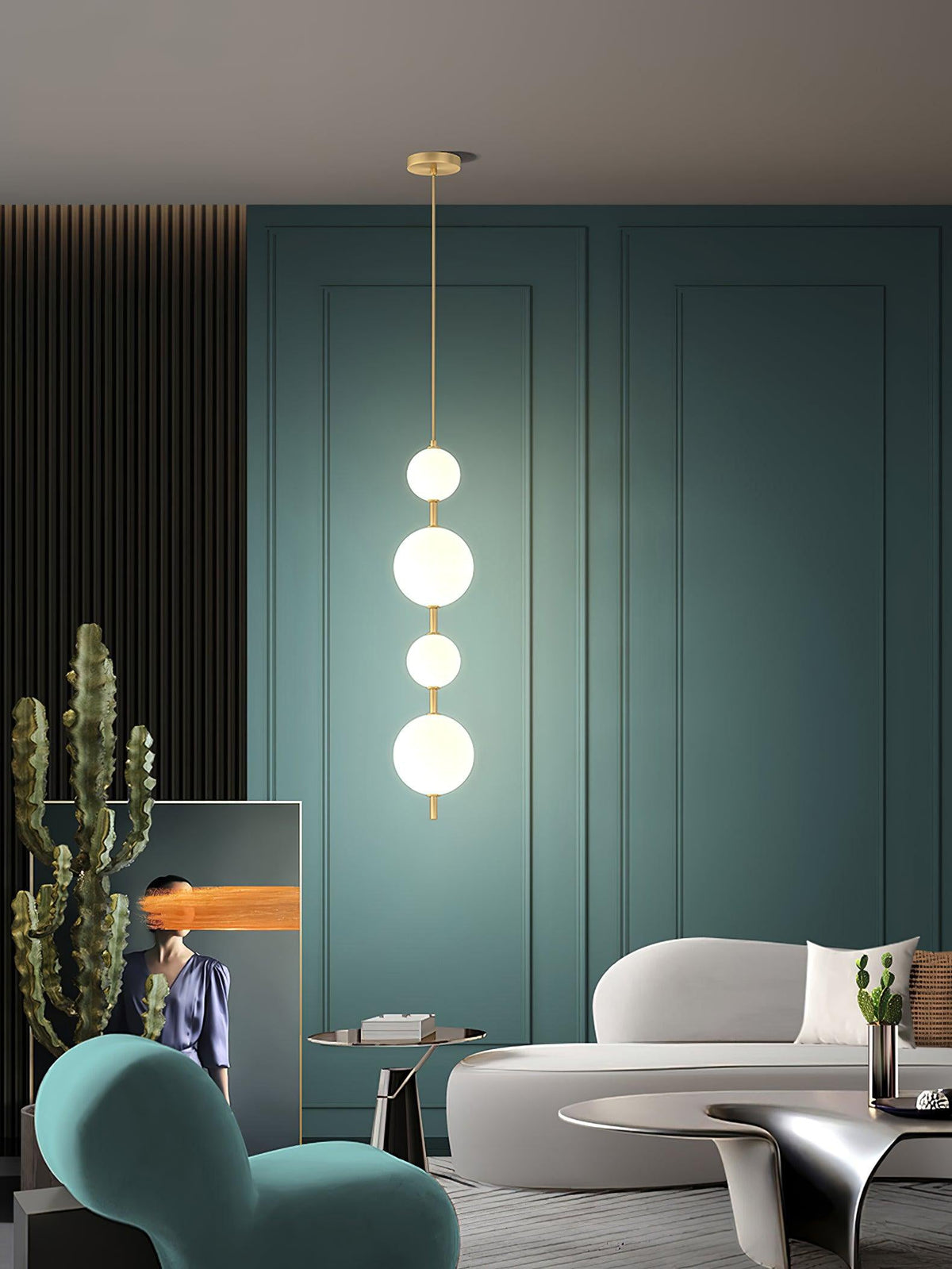Vertical Pendant Light Globe-Lighting > Pendant Lights-casanuva-casanuva