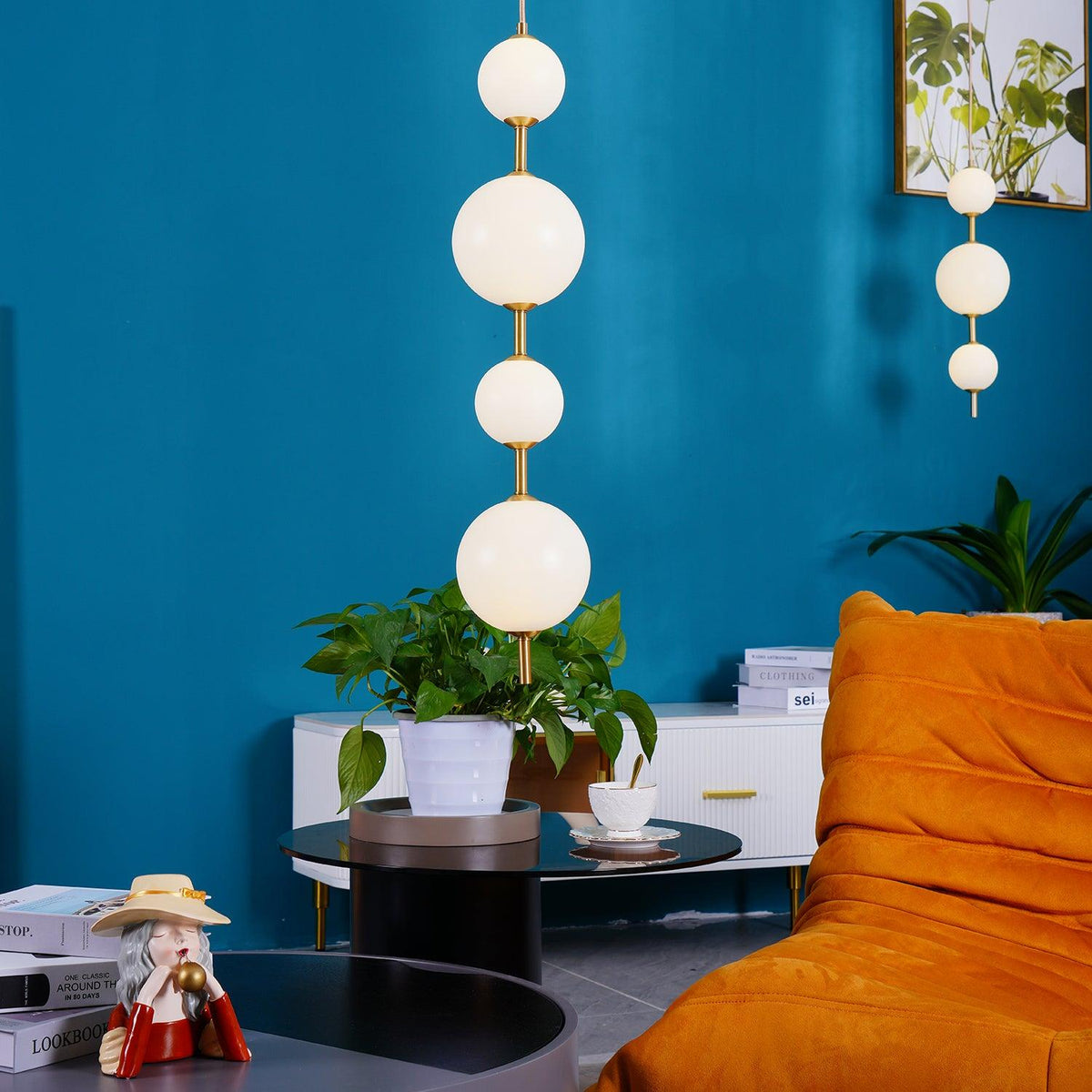 Vertical Pendant Light Globe-Lighting > Pendant Lights-casanuva-casanuva