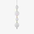 Vertical Pendant Light Globe-Lighting > Pendant Lights-casanuva-15cmx75cm-Brass & Plastic ball-Warm Light-casanuva