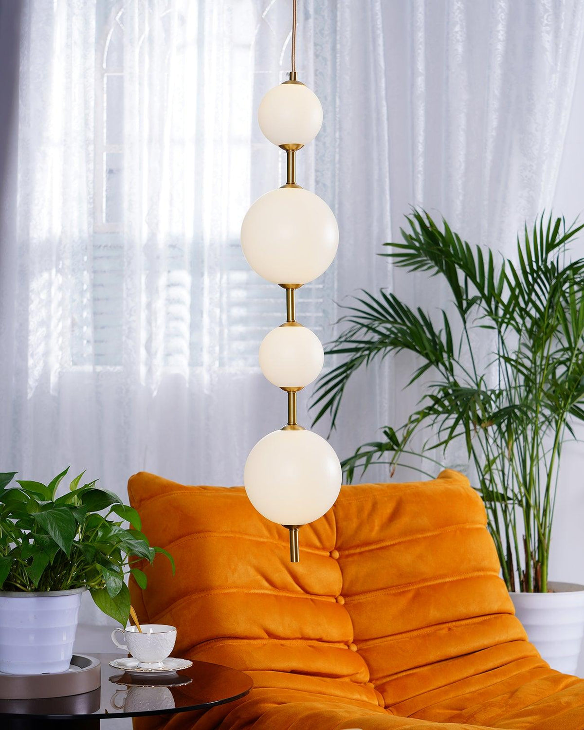 Vertical Pendant Light Globe-Lighting > Pendant Lights-casanuva-casanuva