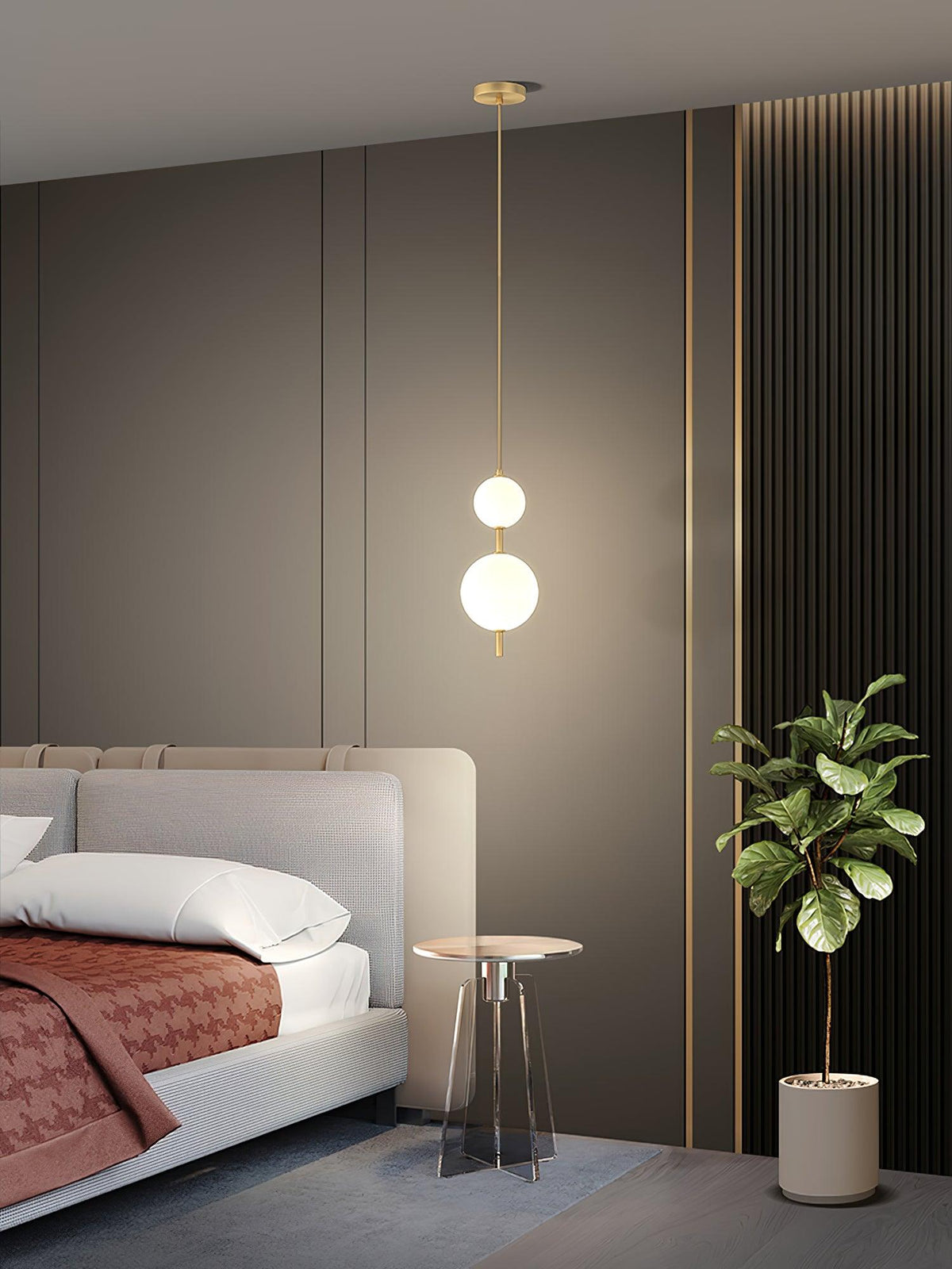 Vertical Pendant Light Globe-Lighting > Pendant Lights-casanuva-casanuva