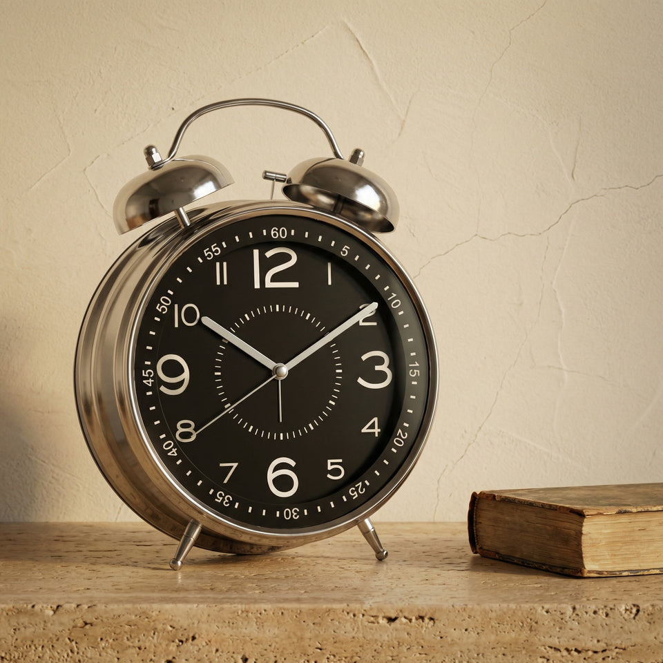 Vintage Alarm Clock Large-Home Decor > Clocks-casanuva-casanuva