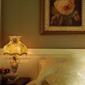 Vintage European Fabric Table Lamp 1-Light Antique Design-Lighting > Table Lamps-casanuva-Remote Control-B-220V-240V-casanuva