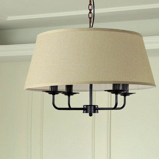 Vintage Iron 4-Light Pendant Light-Lighting > Pendant Lights-casanuva-casanuva