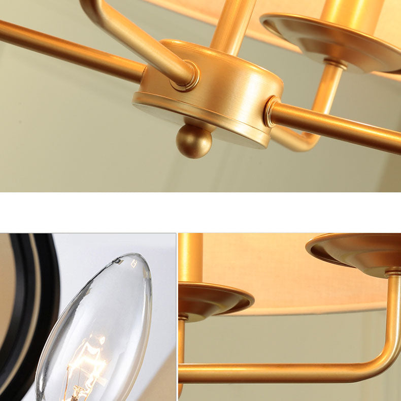 Vintage Iron 4-Light Pendant Light-Lighting > Pendant Lights-casanuva-casanuva