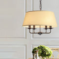 Vintage Iron 4-Light Pendant Light-Lighting > Pendant Lights-casanuva-Black + Maize-100V-120V-casanuva
