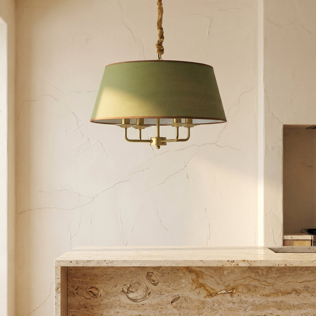 Vintage Iron 4-Light Pendant Light-Lighting > Pendant Lights-casanuva-casanuva