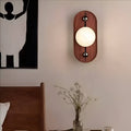Vintage Marble Globe Wall Sconce-Lighting > Wall Lights-casanuva-casanuva