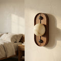 Vintage Marble Globe Wall Sconce-Lighting > Wall Lights-casanuva-casanuva