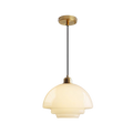 Vintage Milky Glass Pendant Light-Lighting > Pendant Lights-casanuva-casanuva