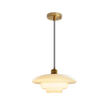 Vintage Milky Glass Pendant Light-Lighting > Pendant Lights-casanuva-casanuva
