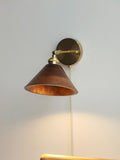 Vintage Wood Wall Lamp Fixture-Lighting > Wall Lights-casanuva-casanuva