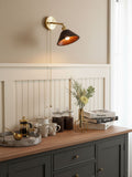 Vintage Wood Wall Lamp Fixture-Lighting > Wall Lights-casanuva-casanuva